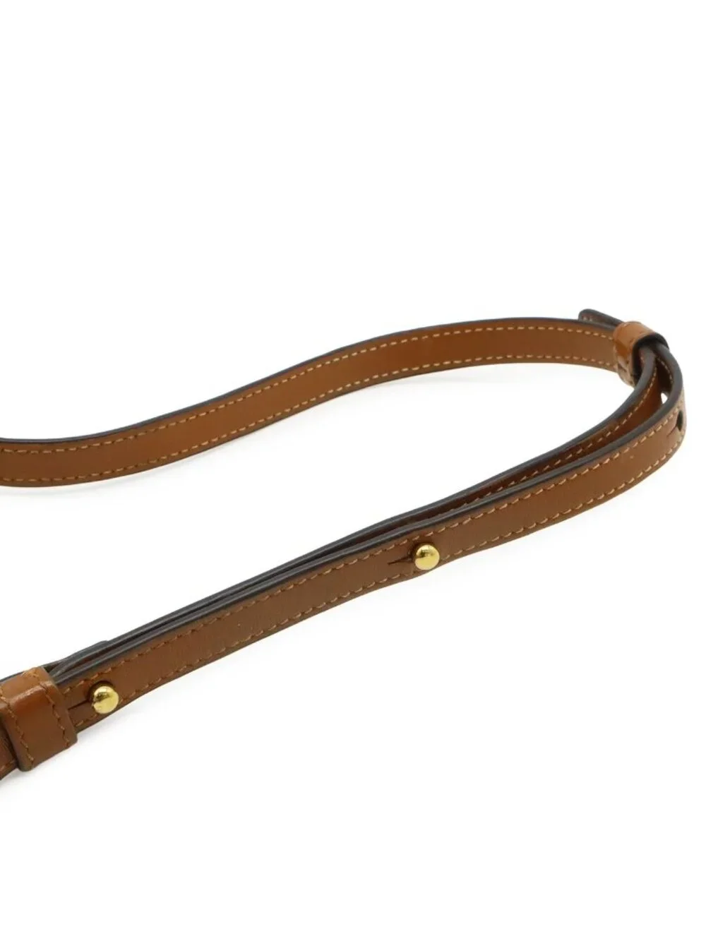Celine Triomphe Strap Wallet Clutch 2-Way Shoulder Bag Pochette Leather
